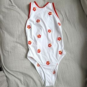 Solid and Striped Swimsuit